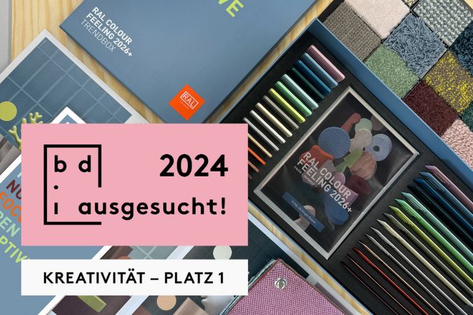 Platz 1 für Kreativität beim bdia ausgesucht! 2024